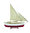 Barco de Pesca, Biscay Fishing Boat, Red