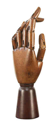 Modelo de Arte Antiguo, Artist Hand