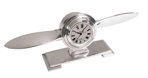 Modelo de Reloj Avión, Propeller Desk Clock