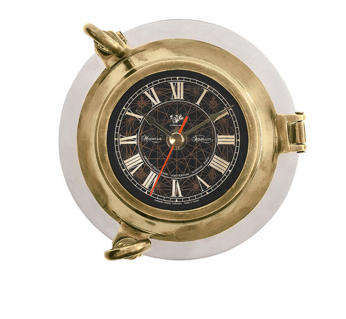 Reloj Ojo de Buey, Porthole Clock Aluminum