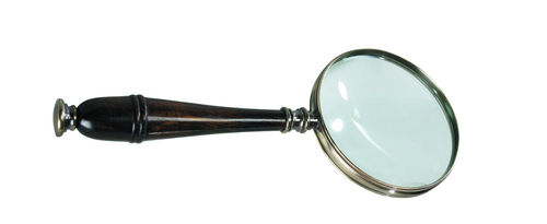 Lupa Magnifying Glass, Bronzed
