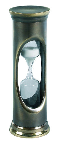 Reloj de Arena, Bronzed 3 Minute Sandglass
