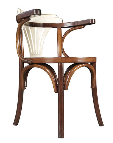 Silla, Navy Chair, Honey & Ivory