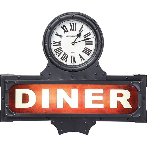 Reloj Pared Diner Luminoso